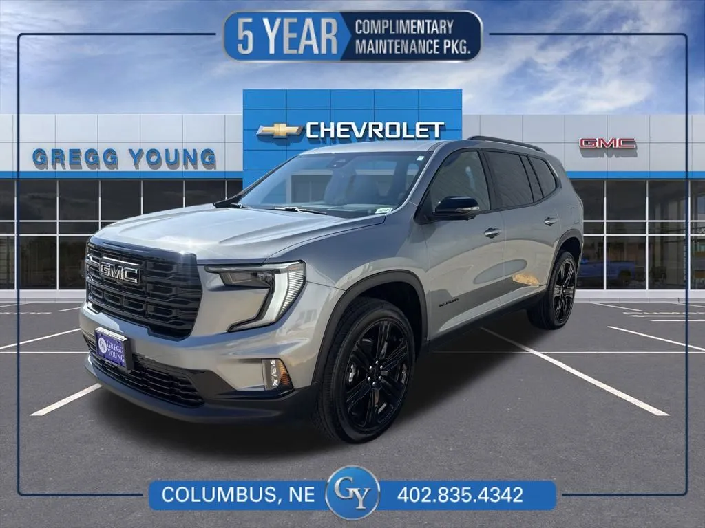 Gray 2026 GMC Acadia Elevation for sale in Columbus, NE