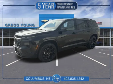 Black 2026 Chevrolet Traverse RS for sale in Columbus, NE