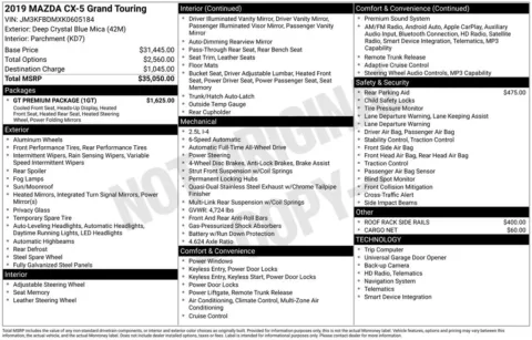 Photos of 2019 Mazda CX-5 Grand Touring for sale in Columbus, NE at Gregg Young Chevrolet GMC of Columbus