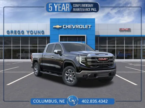 Black 2026 GMC Sierra 1500 SLT for sale in Columbus, NE