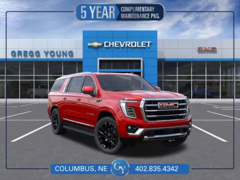 Red 2026 GMC Yukon XL Elevation for sale in Columbus, NE