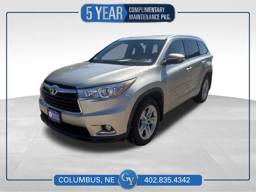 Beige 2014 Toyota Highlander Limited for sale in Columbus, NE
