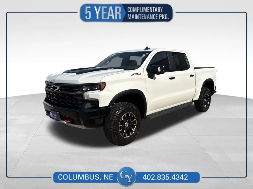 White 2023 Chevrolet Silverado 1500 ZR2 for sale in Columbus, NE