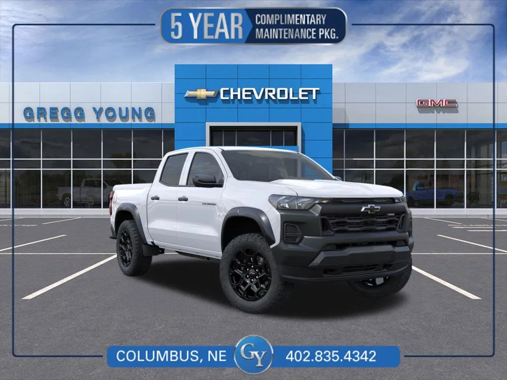 White 2026 Chevrolet Colorado Trail Boss for sale in Columbus, NE