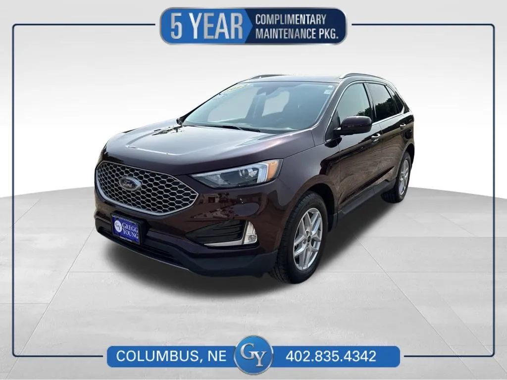 Red 2023 Ford Edge SEL for sale in Columbus, NE