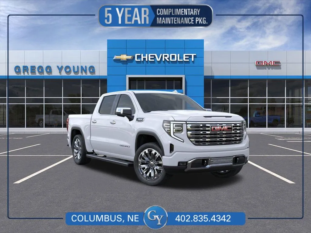 White 2026 GMC Sierra 1500 Denali for sale in Columbus, NE