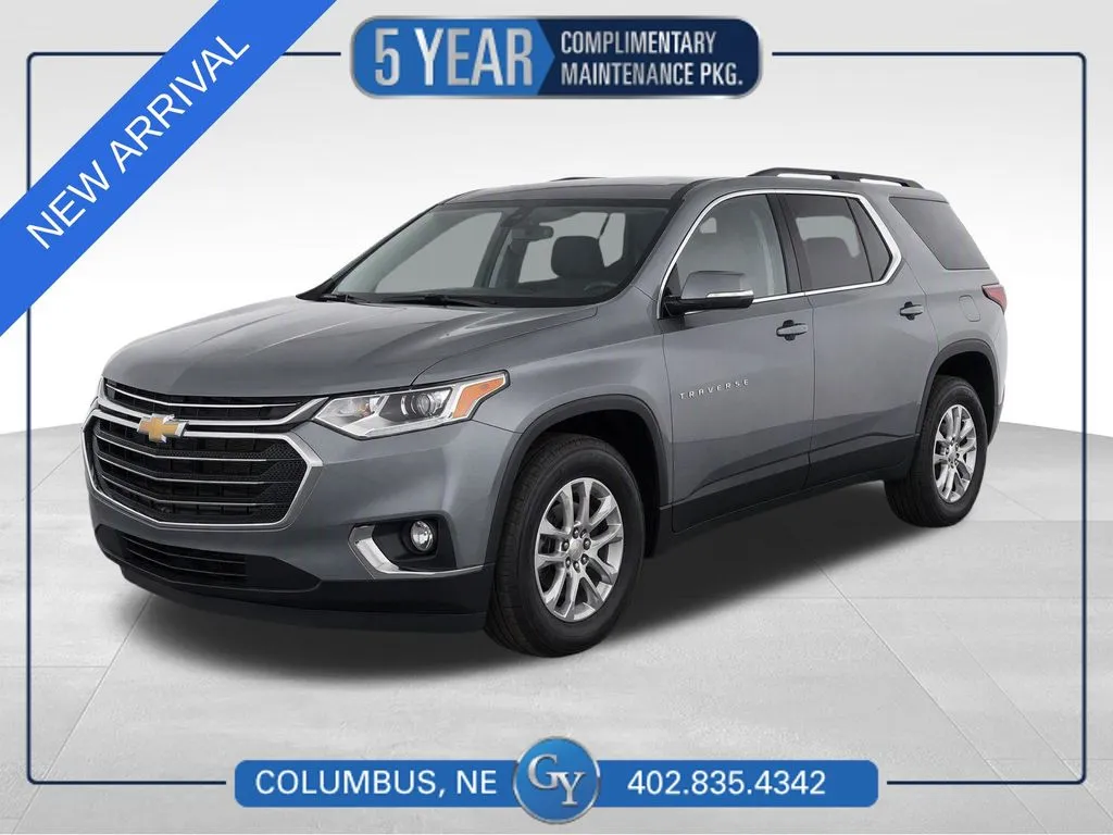 Gray 2021 Chevrolet Traverse LT for sale in Columbus, NE