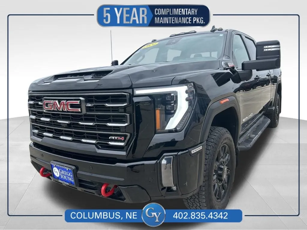 Black 2024 GMC Sierra 2500 HD AT4 for sale in Columbus, NE