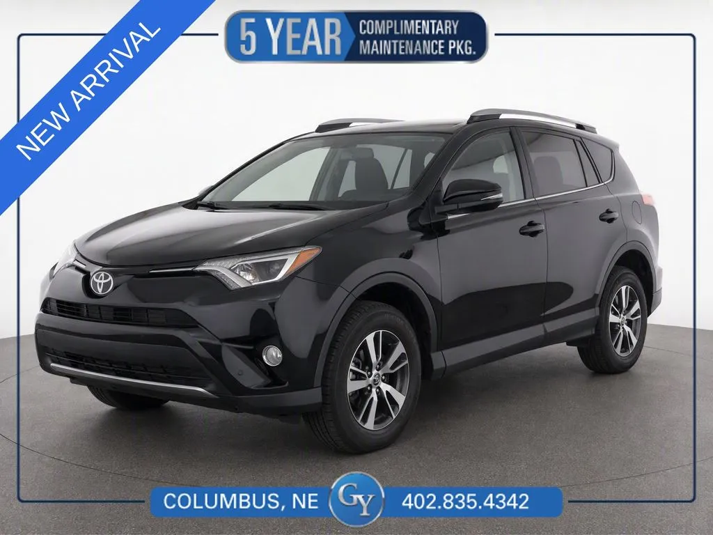 Black 2016 Toyota RAV4 XLE for sale in Columbus, NE