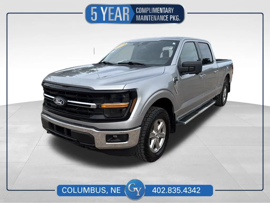 Silver 2024 Ford F-150 XLT for sale in Columbus, NE
