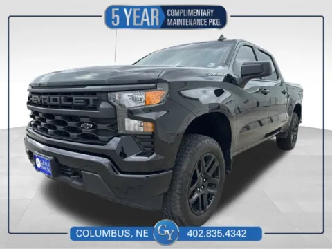 Black 2025 Chevrolet Silverado 1500 Custom for sale in Columbus, NE
