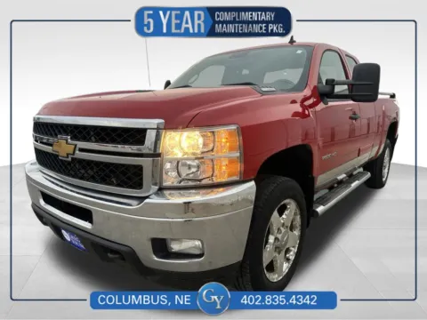 Red 2013 Chevrolet Silverado 2500 HD LT for sale in Columbus, NE