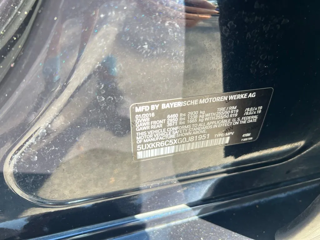 2016 Bmw X5 xDrive50i photo 4