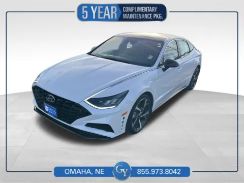 White 2022 Hyundai Sonata SEL Plus for sale in Omaha, NE