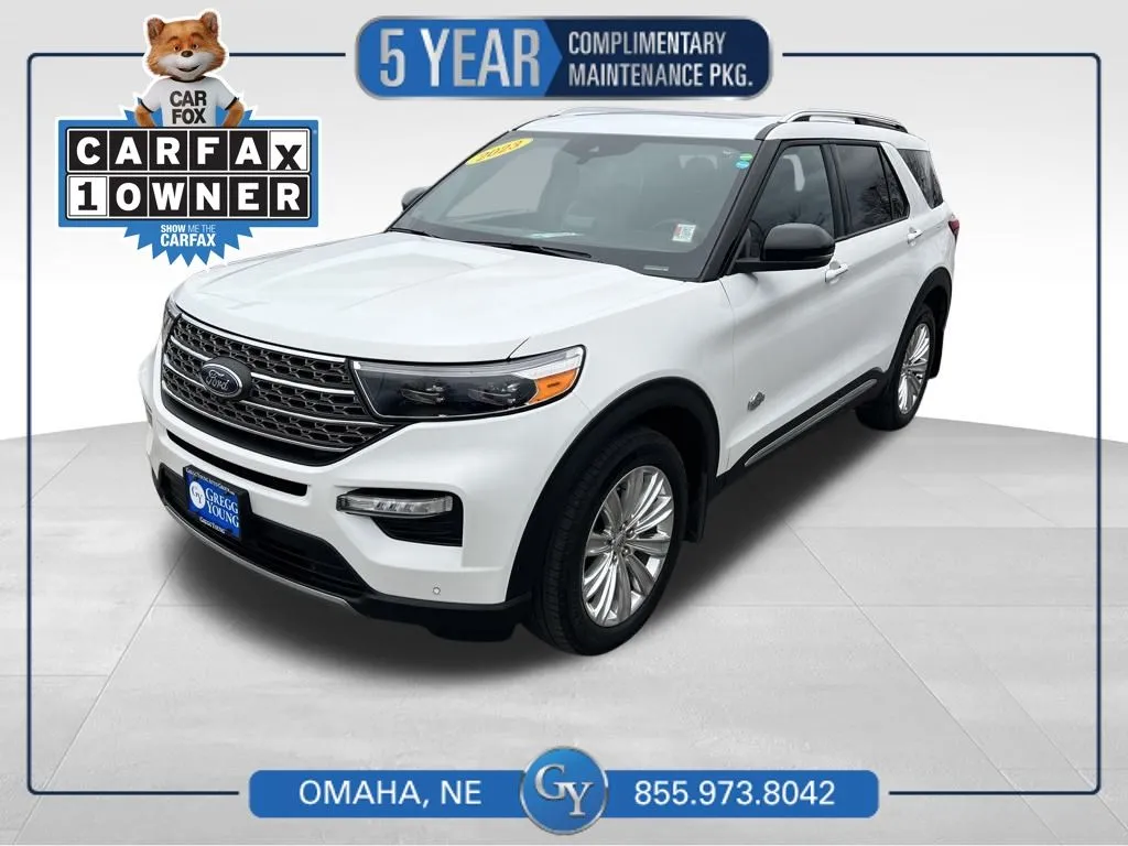 White 2023 Ford Explorer King Ranch for sale in Omaha, NE