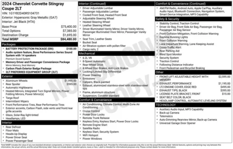 Photos of 2024 Chevrolet Corvette Stingray for sale in Omaha, NE at Gregg Young Chevrolet - Omaha