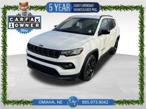 White 2025 Jeep Compass Latitude for sale in Omaha, NE