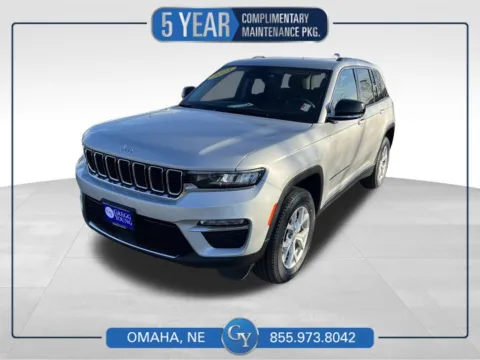 Silver 2023 Jeep Grand Cherokee Limited for sale in Omaha, NE