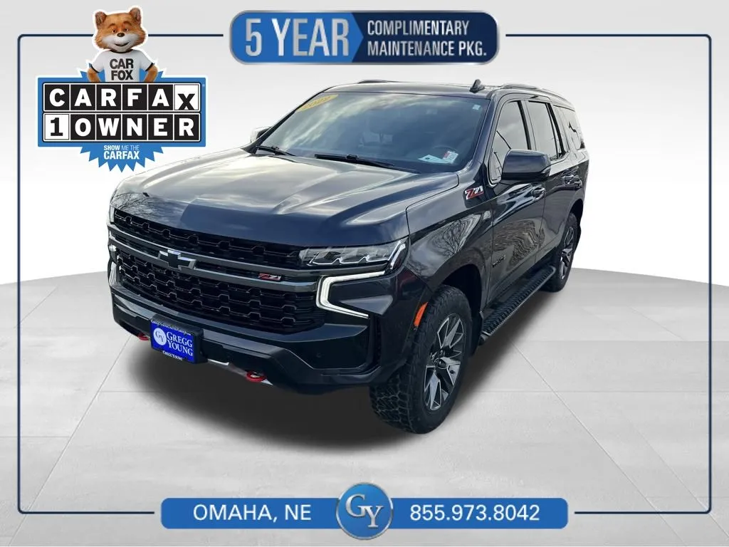 Gray 2022 Chevrolet Tahoe Z71 for sale in Omaha, NE
