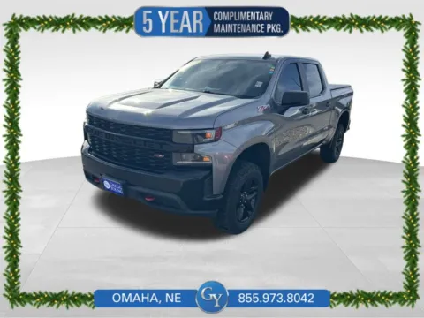 Gray 2021 Chevrolet Silverado 1500 Custom Trail Boss for sale in Omaha, NE