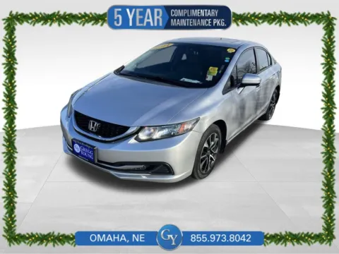 Silver 2014 Honda Civic EX for sale in Omaha, NE