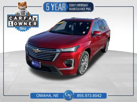 Red 2023 Chevrolet Traverse Premier for sale in Omaha, NE