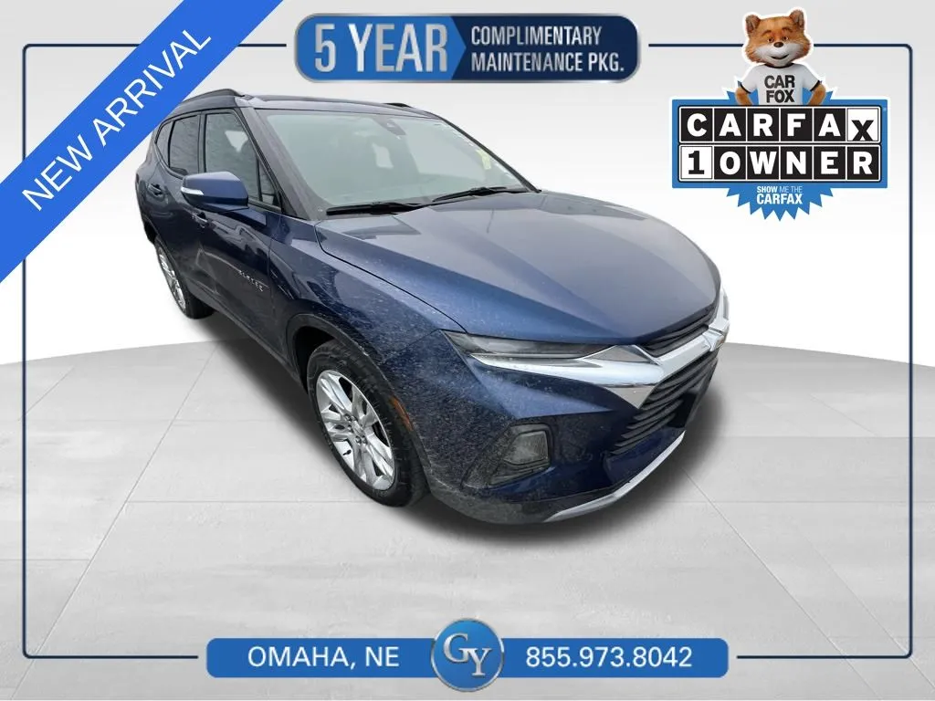 Blue 2022 Chevrolet Blazer LT for sale in Omaha, NE