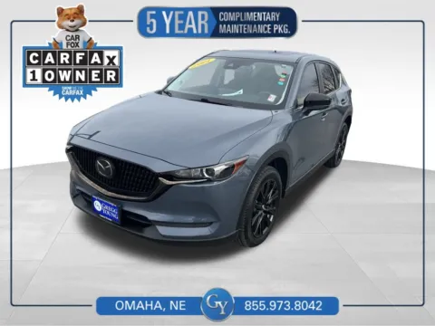 Gray 2021 Mazda CX-5 Carbon Edition Turbo for sale in Omaha, NE