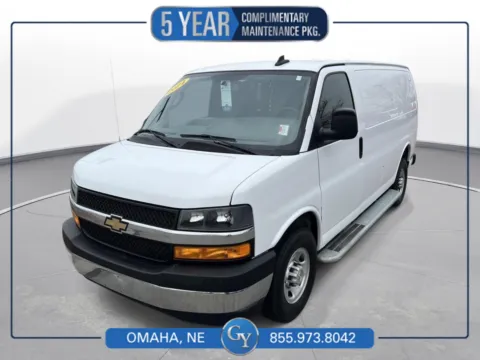 White 2024 Chevrolet Express Cargo Van Work Van for sale in Omaha, NE