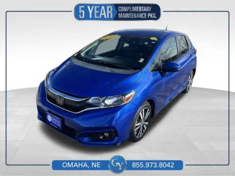 Blue 2018 Honda Fit EX-L for sale in Omaha, NE