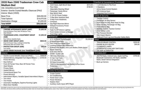 Photos of 2020 Ram 2500 Tradesman for sale in Omaha, NE at Gregg Young Chevrolet - Omaha