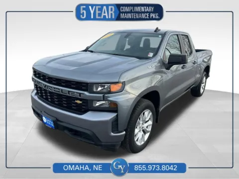 Gray 2021 Chevrolet Silverado 1500 Custom for sale in Omaha, NE