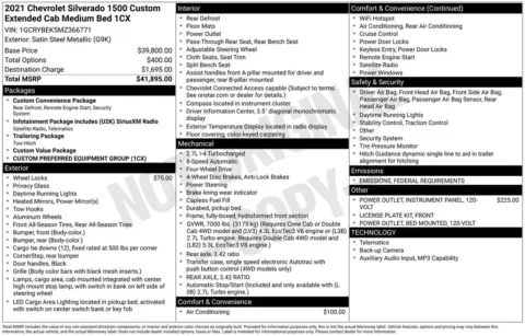 Photos of 2021 Chevrolet Silverado 1500 Custom for sale in Omaha, NE at Gregg Young Chevrolet - Omaha