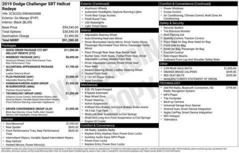 Photos of 2019 DODGE CHALLENGER SRT SRT Hellcat Redeye Widebody for sale in Omaha, NE at Gregg Young Chevrolet - Omaha