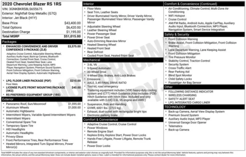 Photos of 2020 Chevrolet Blazer RS for sale in Omaha, NE at Gregg Young Chevrolet - Omaha