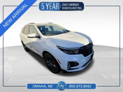 White 2024 Chevrolet Equinox RS for sale in Omaha, NE