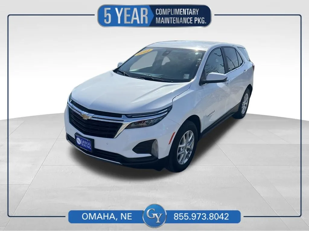 White 2022 Chevrolet Equinox LT for sale in Omaha, NE