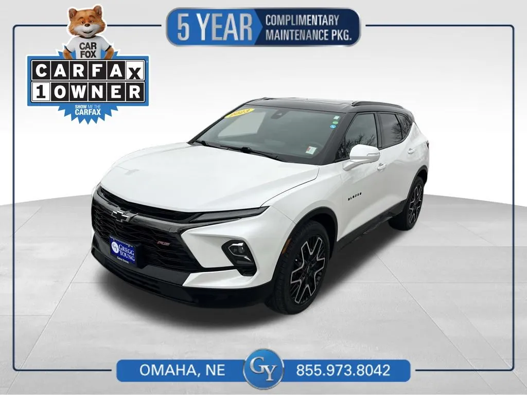 White 2023 Chevrolet Blazer RS for sale in Omaha, NE