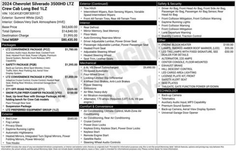 Photos of 2024 Chevrolet Silverado 3500HD LTZ for sale in Omaha, NE at Gregg Young Chevrolet of Omaha