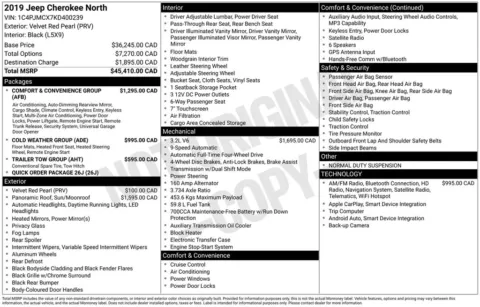 Photos of 2019 Jeep Cherokee North for sale in Omaha, NE at Gregg Young Chevrolet of Omaha