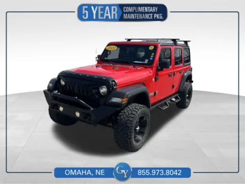 Red 2019 Jeep Wrangler Unlimited Sport S for sale in Omaha, NE