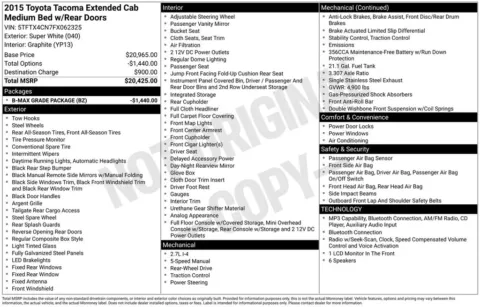 Photos of 2015 Toyota Tacoma for sale in Omaha, NE at Gregg Young Chevrolet of Omaha