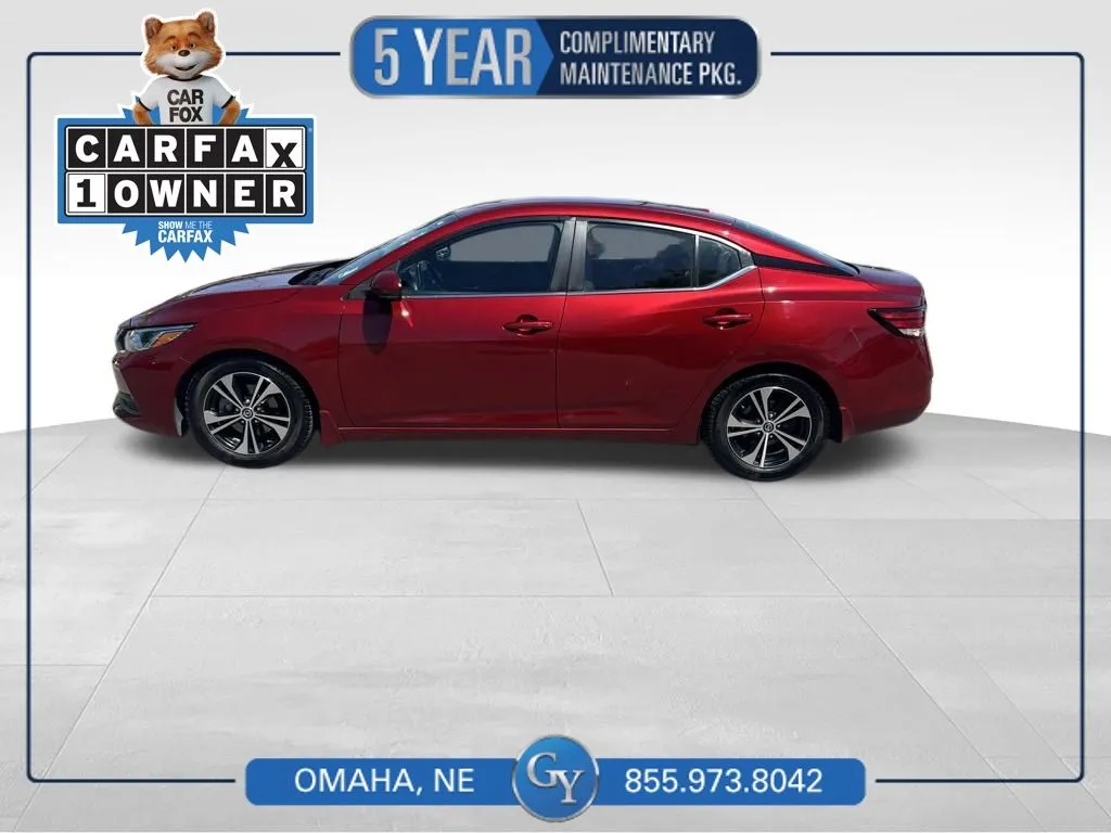 Red 2020 Nissan Sentra SV for sale in Omaha, NE