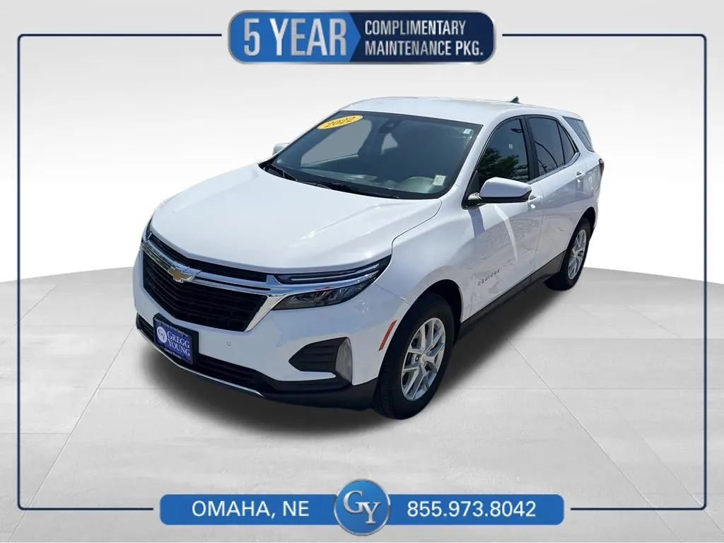 White 2022 Chevrolet Equinox LT for sale in Omaha, NE