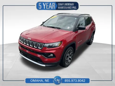 Red 2025 Jeep Compass Limited for sale in Omaha, NE