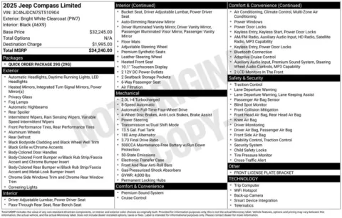 Photos of 2025 Jeep Compass Limited for sale in Omaha, NE at Gregg Young Chevrolet of Omaha
