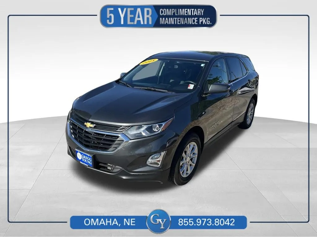 Gray 2018 Chevrolet Equinox LT for sale in Omaha, NE
