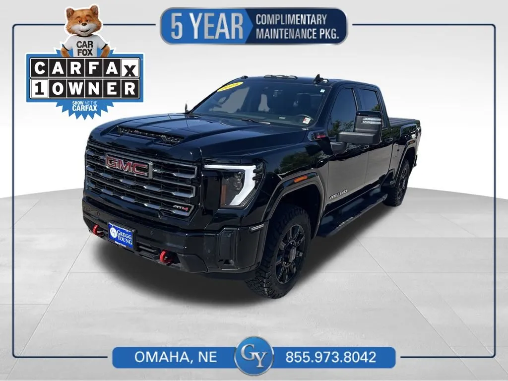Black 2025 GMC Sierra 2500HD AT4 for sale in Omaha, NE