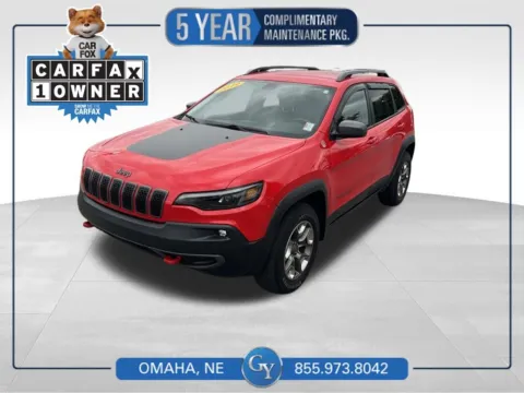 Red 2019 Jeep Cherokee Trailhawk for sale in Omaha, NE