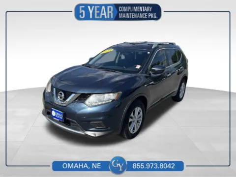 Blue 2015 Nissan Rogue SV for sale in Omaha, NE